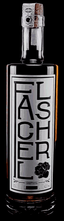 the flascherl spirit in a bottle, rotating